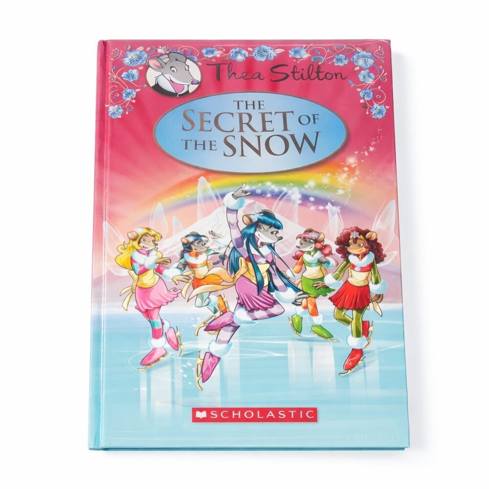 Thea Stilton THE SECRET OF THE SNOW Color Illustrated Scholastic Hardcover Book